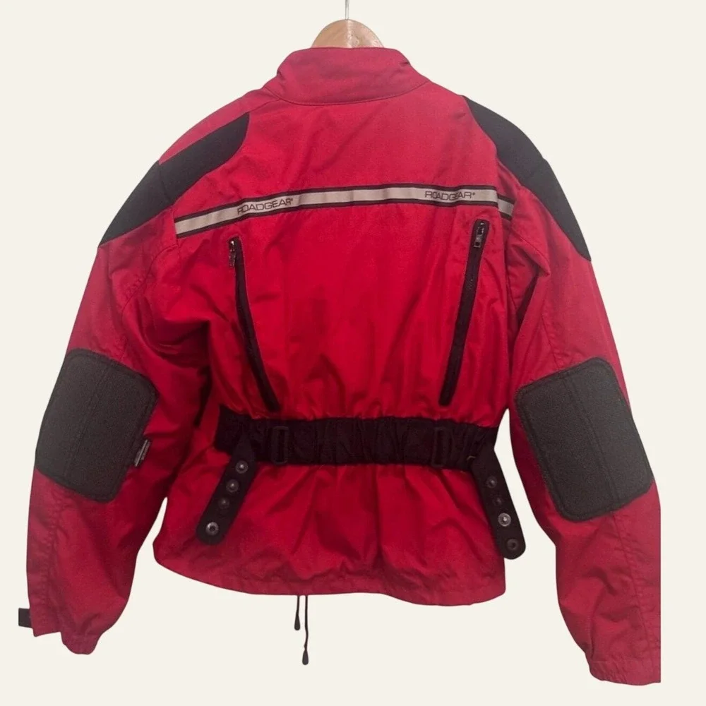 Roadgear Vintage Motorcycle Jacket 38 Cordura Reissa Schoeller Keprotec Red